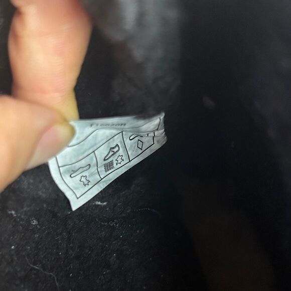 Kookaburra by UGG black leather fleece lined boots size 9 - Picture 5 of 6